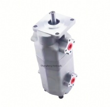 Hydromax type hydraulic double gear pump HGP-22A-F1212R-X-4BJ